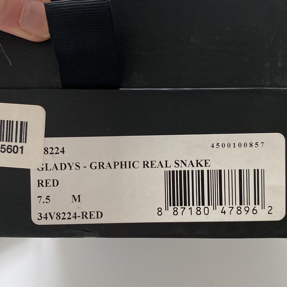 Rachel Zoe Red Multi Speckle Gladys Sandals - Picture 7 of 7